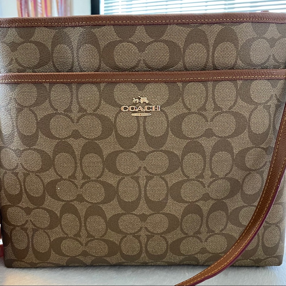 Coach Crossbody In Signature Canvas